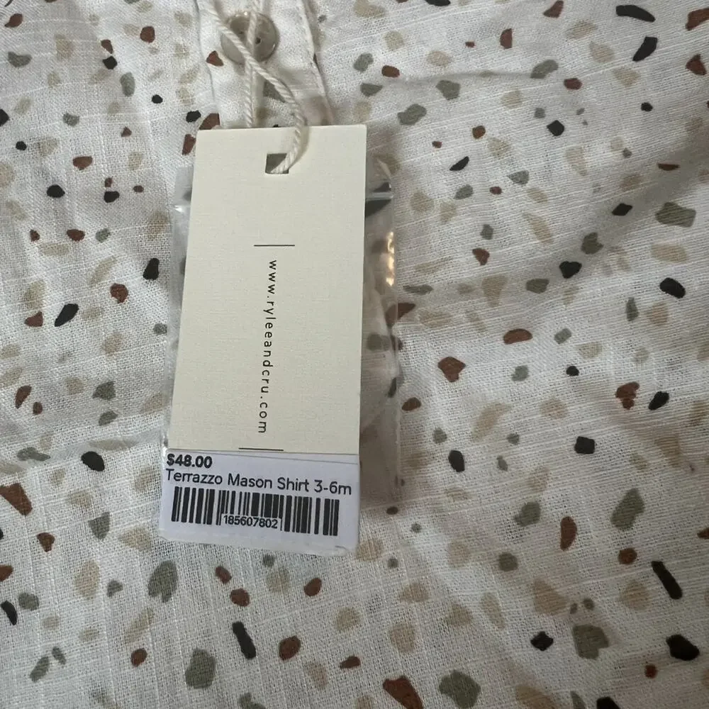 New Rylee + Cru Terrazzo Mason shirt - Picture 4 of 6